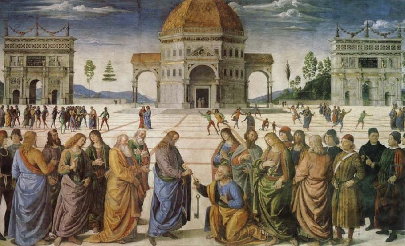 Pietro Perugino Charge to Peter China oil painting art